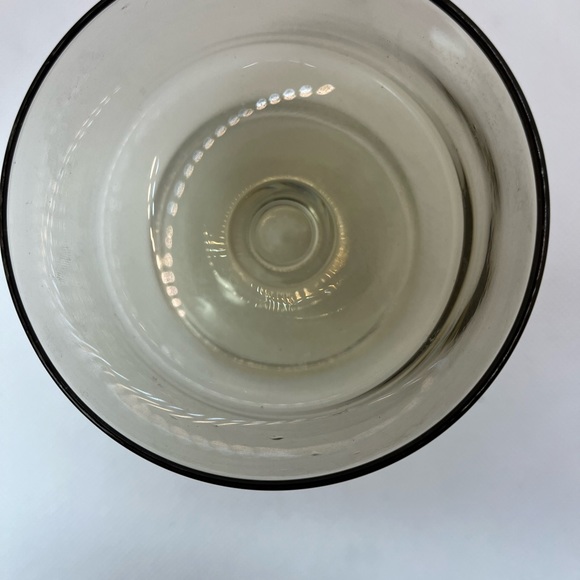 5 vintage smoke glass dessert bowls - Picture 4 of 4